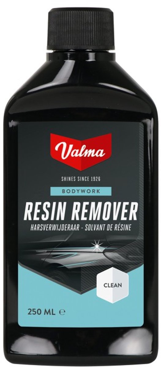 Valma dissolvant de résine - dissolvant de résine puissant - pour verre, plastique et peinture - rapide, efficace en toute sécurité - facile à utiliser - 250 ml
