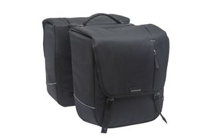 New Nova Double double bicycle bag, water -repellent, black