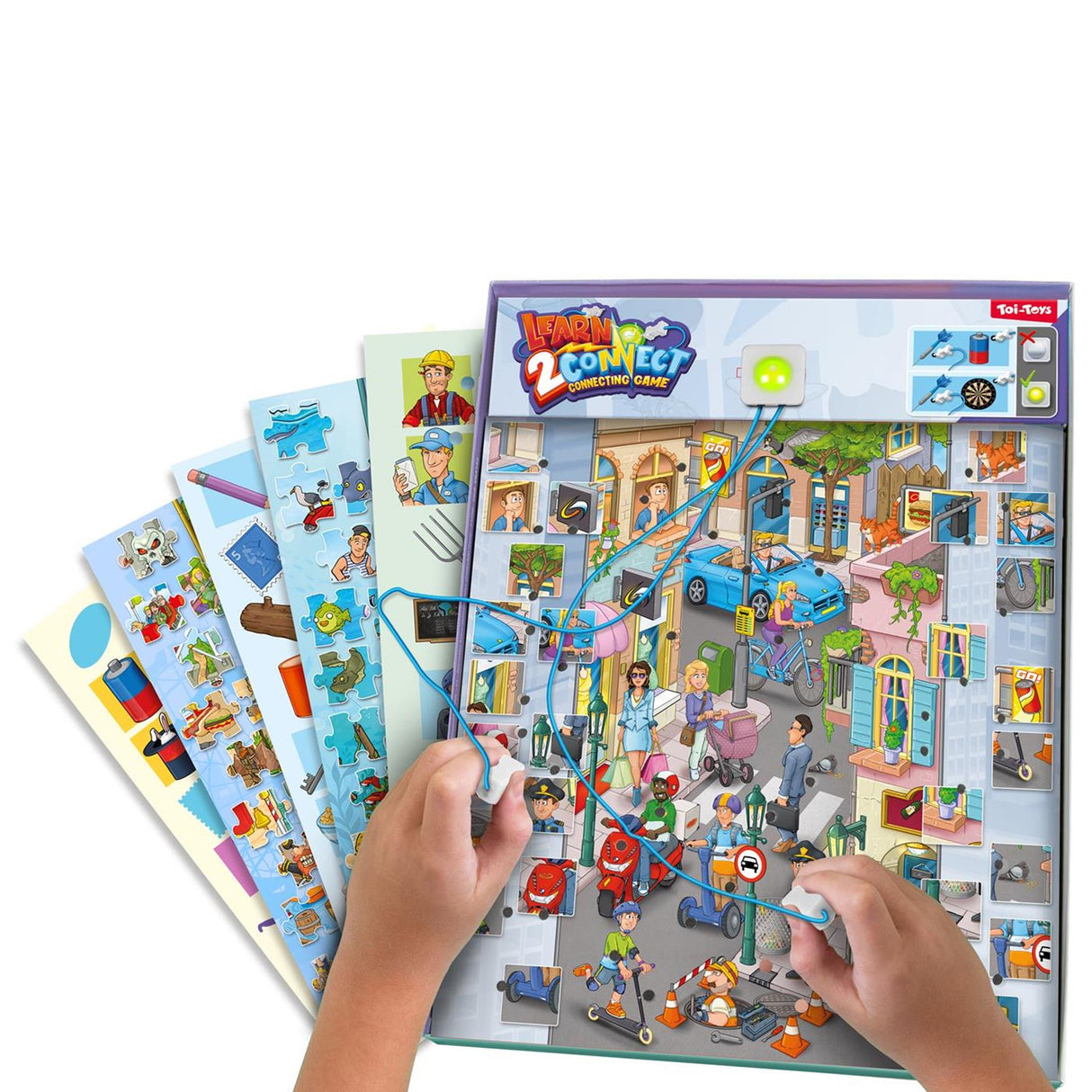 Toi-toys jeux électroniques apprendre 2 connecter connecter, 4-6 ans