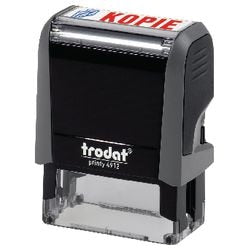 Ty timbre trodat bureau prin copie bleu rouge