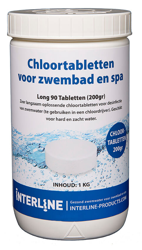 Interline chloort tabletter long90 200 gram 1 kg