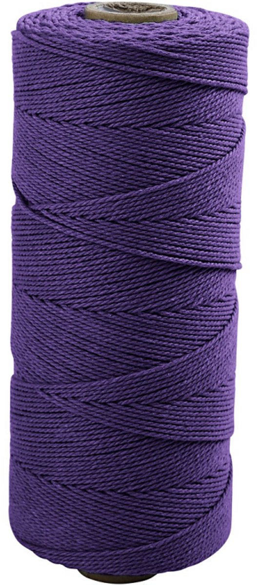 Creativ company cc cordon en coton 1 mm 315 m violet