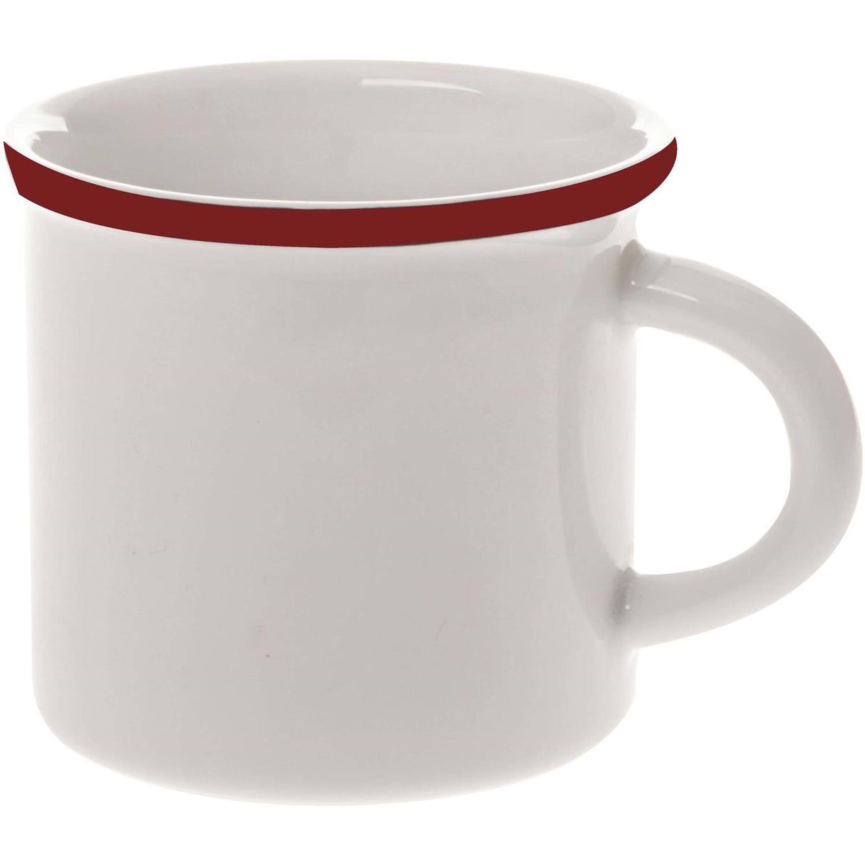 Palmer tasse rétro 30cl bord rouge 6 pcs