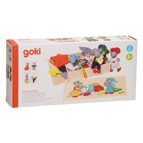 Poupées souris Goki + vêtements