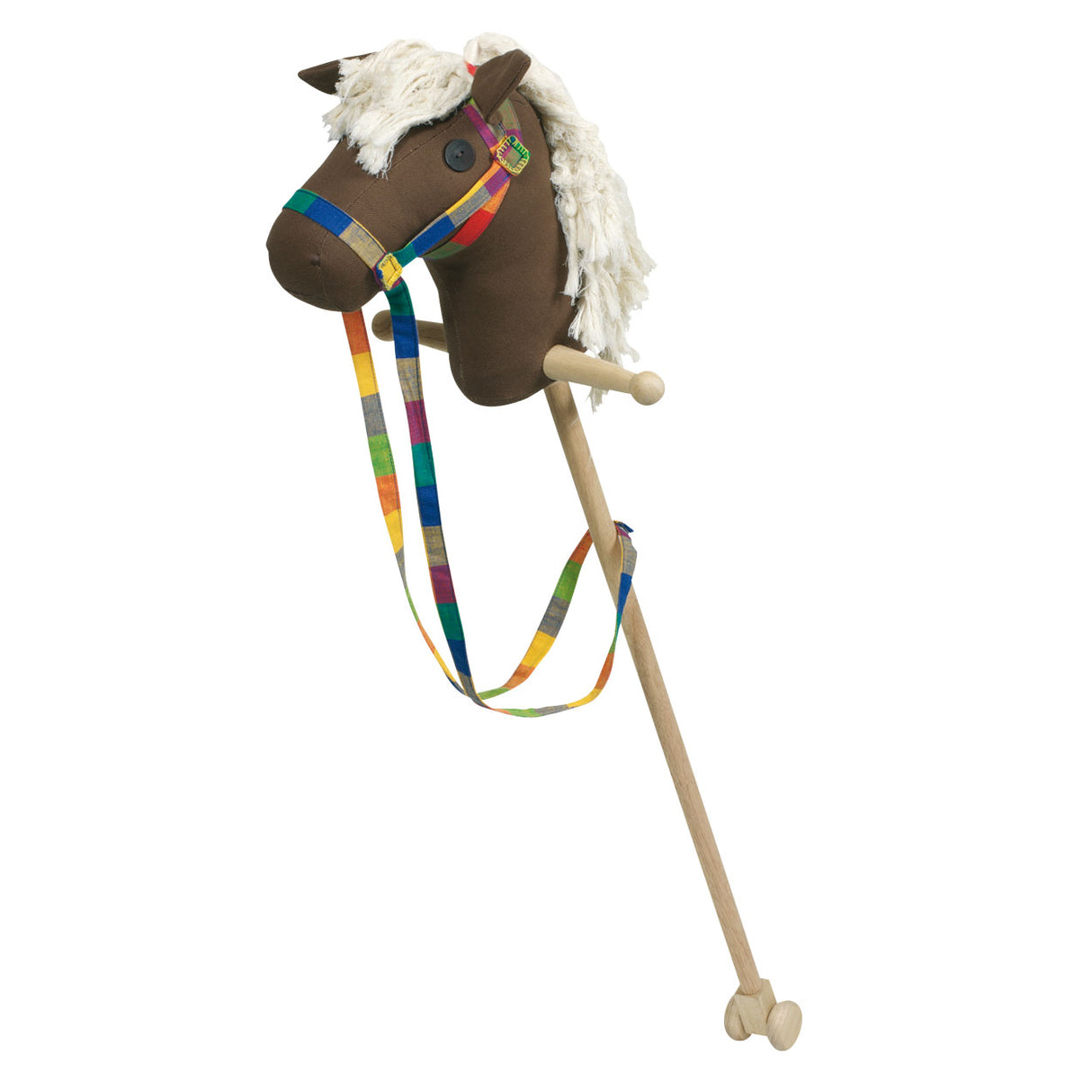 Cheval de loisir en bois Goki marron