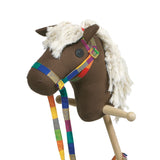 Cheval de loisir en bois Goki marron