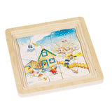 GOKI 4-couches Puzzle Seasons, 54st.