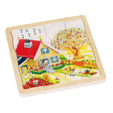 GOKI 4-couches Puzzle Seasons, 54st.