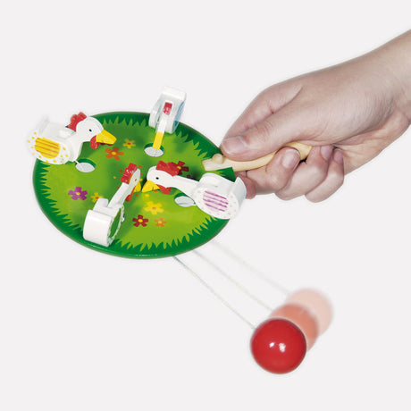 Jeu Goki picorant les poules