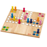 Goki wooden ludo game variable