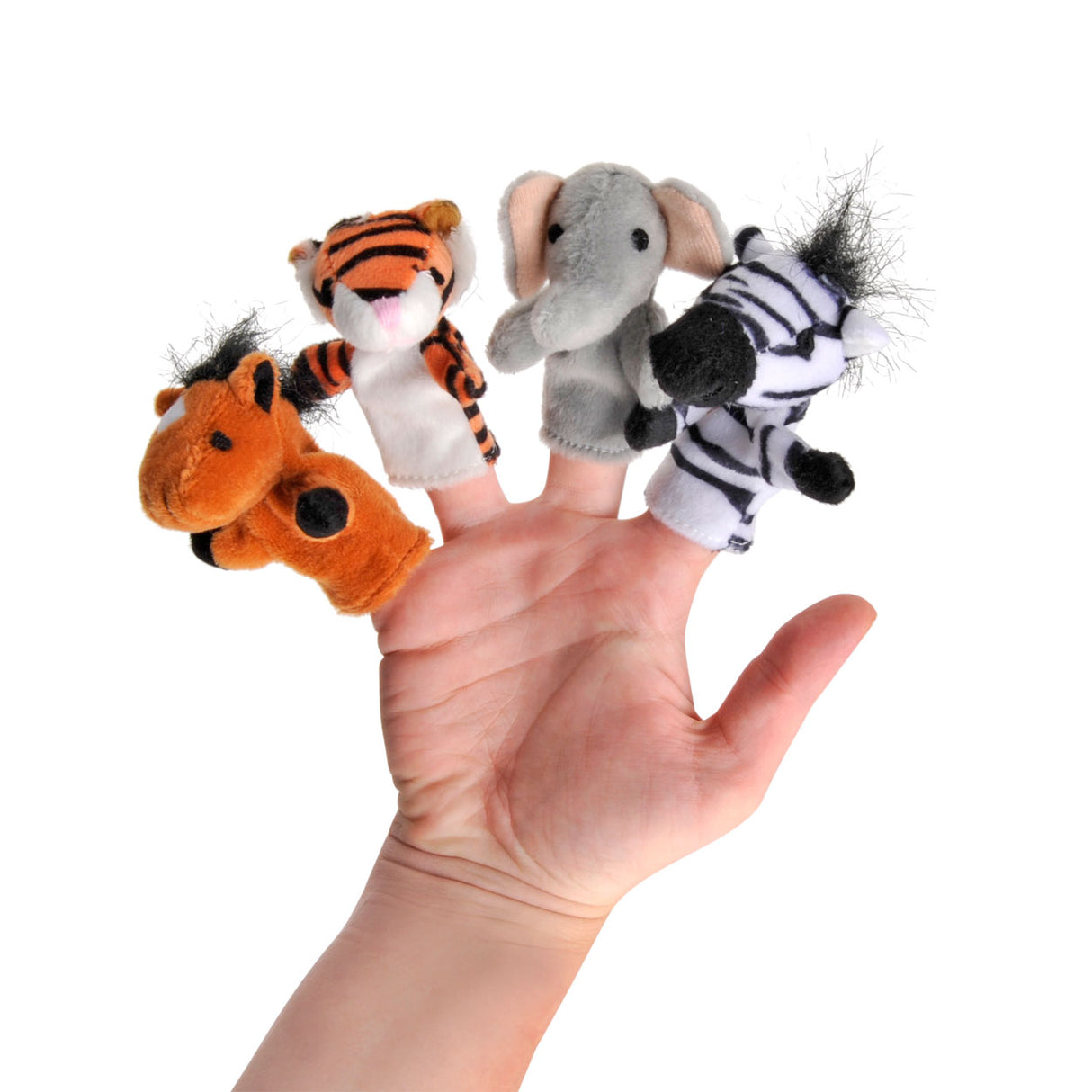 Goki Finger Doll Wild Animaux, ensemble de 8