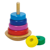 Tour d'empilage Goki h12cm, 8 pièces, en bois, 2+