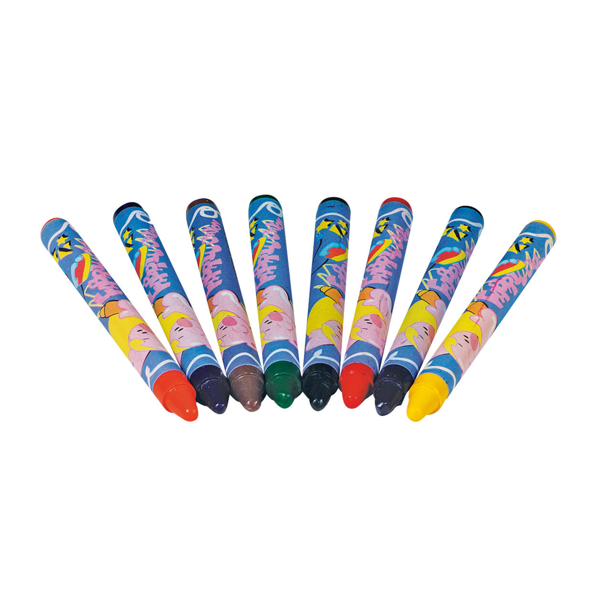 Craie textile Goki (cire). 9 cm. 8 colors. 3+