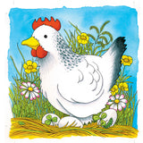 Poulet de puzzle de couche en bois goki