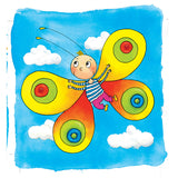 Puzzle Goki : papillon 20x20x1,5cm, 4 couches, 44 pièces, bois, 3+