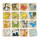 Animaux mémo en bois Goki, 32 pcs.