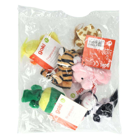 Marionnette à doigt en peluche Goki, 6 pcs.