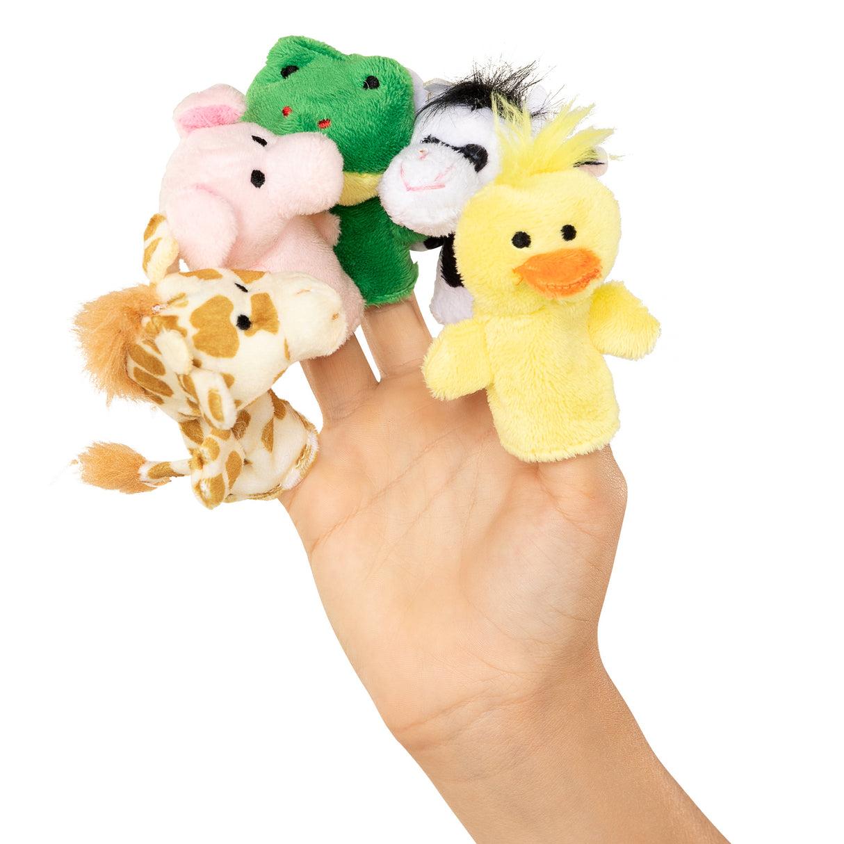 Goki Plush Fingerpop Animal, 6st.