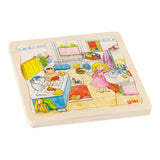 Goki Wooden Cose Puzzle My Day