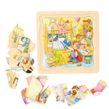 Goki Wooden Cose Puzzle My Day