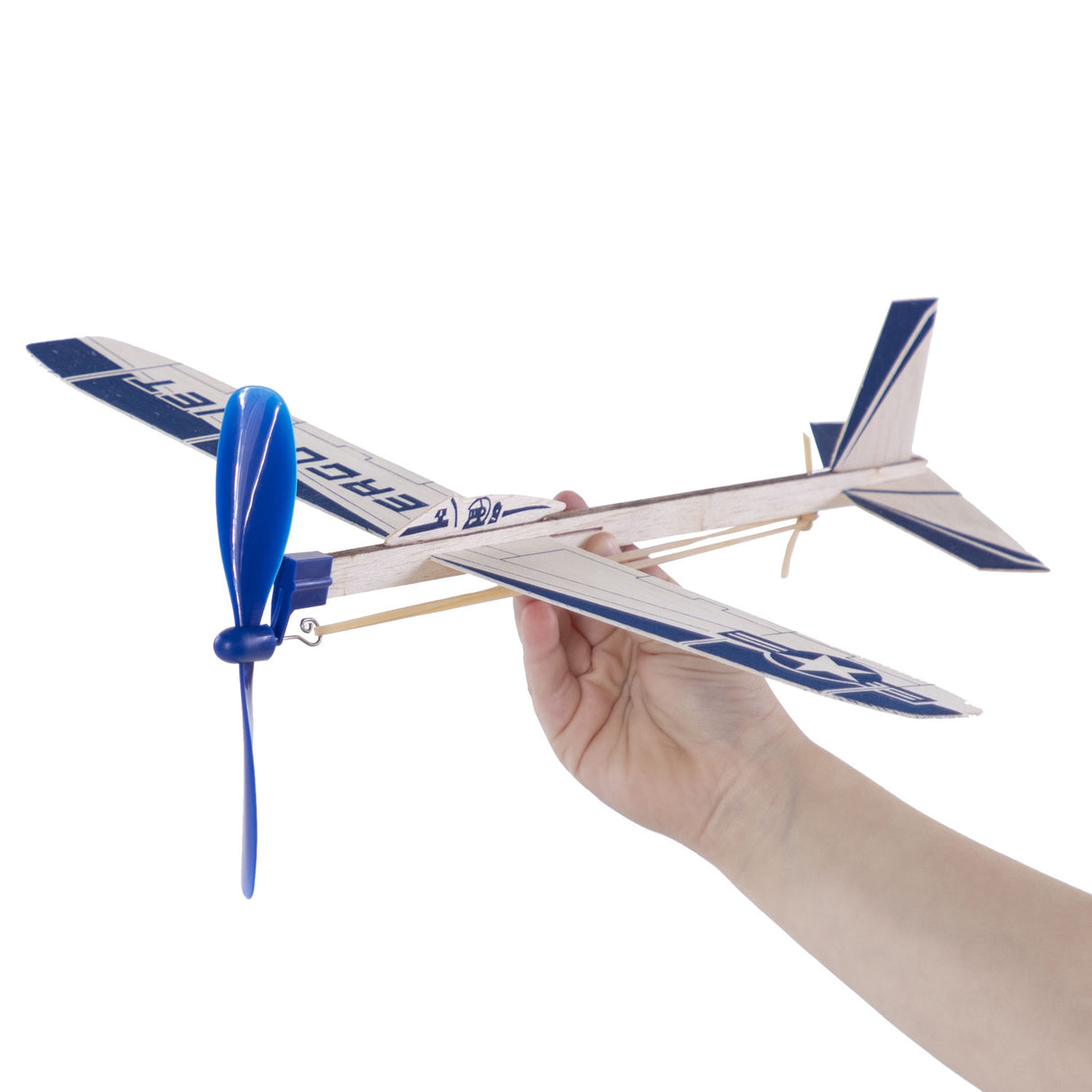 Jet aigle planeur en bois Goki : 35,5 cm