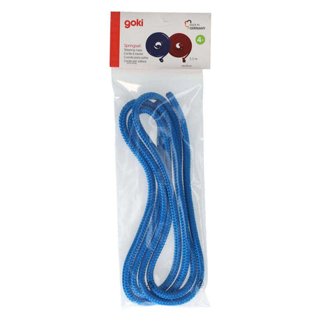 Corde à sauter Goki, bleue. 250 cm. 4+