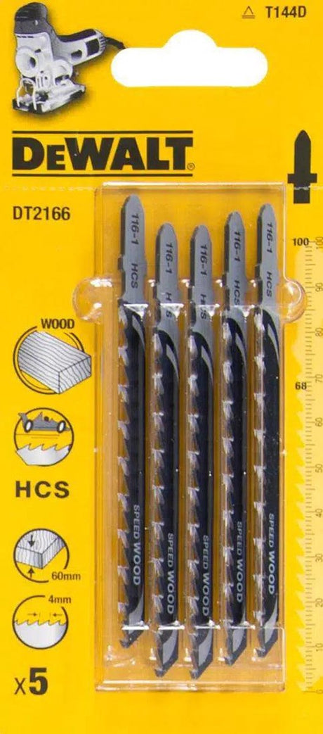 Dewalt dt2166-qz - lame de scie à ruban - hcs - 100mm - pour bois et plastique