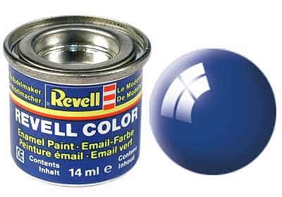 Peinture Revell pour maquette numéro 52 bleu brillant