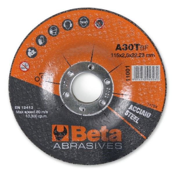 Beta 11001 disques à tronçonner 3,2mm acier ø115mm