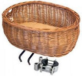 Basil Pluto Dog bike basket front brown