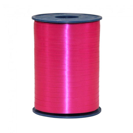 Ruban à friser Globos 500mx5mm rose vif