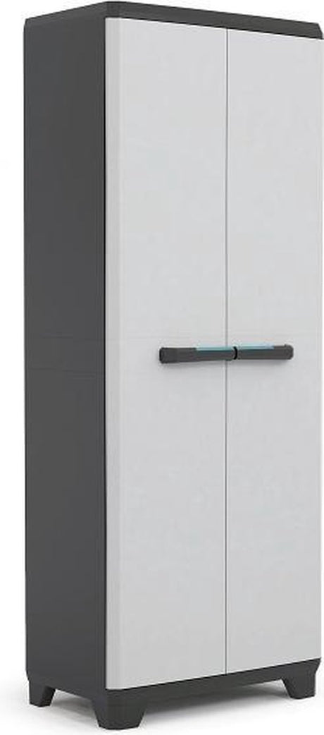 Meuble de rangement linéaire haut Kis - 68x173x39 cm - gris noir