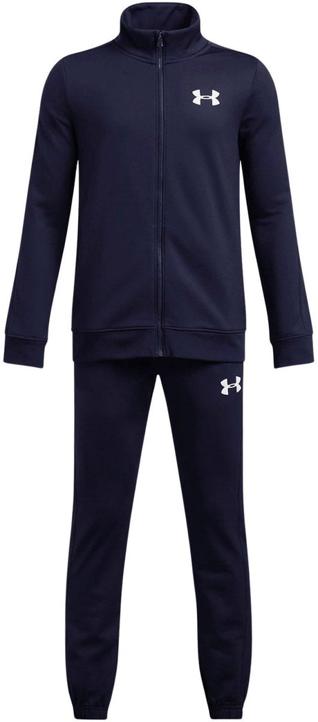 Under Armour UA Rival Knit Survêtement Bleu Survêtement Garçon - Minuit Marine - Minuit Marine - Blanc