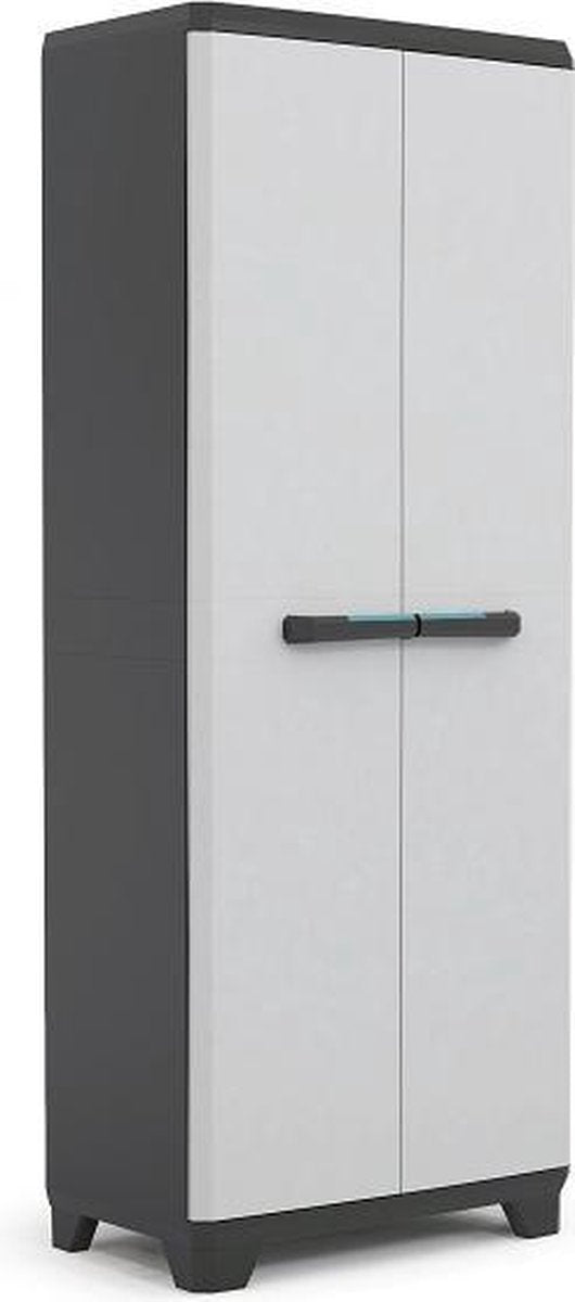 Meuble de rangement linéaire haut Kis - 68x173x39 cm - gris noir