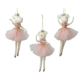 Decoris Pendentif de Noël souris polyester 9x4x19,5cm