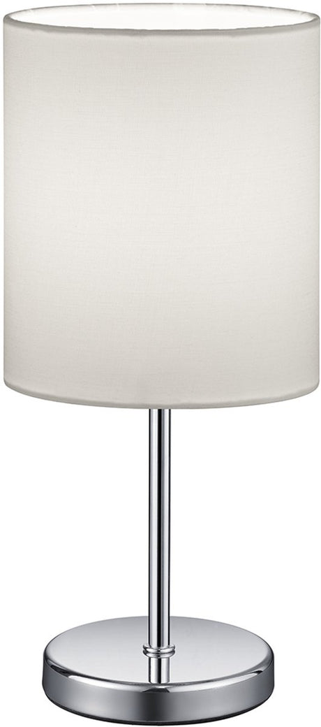 Rl live your light reality jerry - lampe de table - chrome - excl. 1x e14 4,9 w - interrupteur à cordon