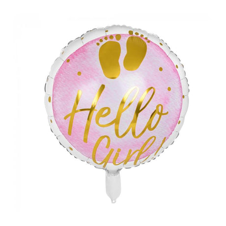 Ballon en aluminium Boland bonjour ma fille ! Ø45cm