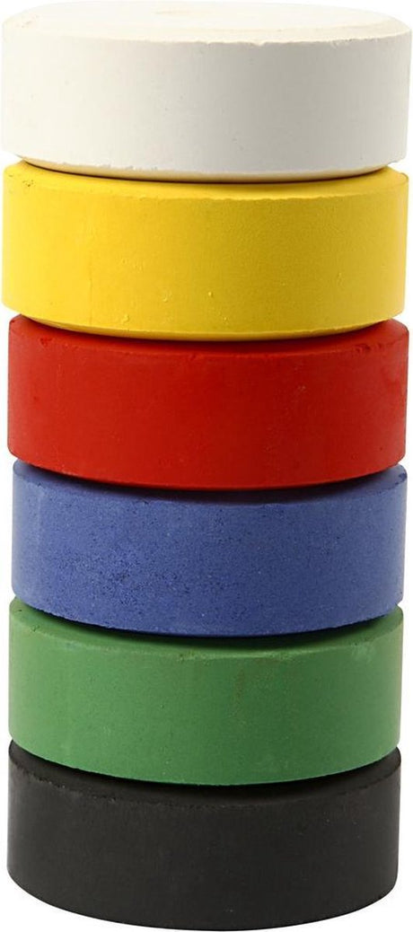 Colortime https : www.ccobby.nl aquarelle-h-16-mm-d-44-mm-primary-colors-6-piece-1-box