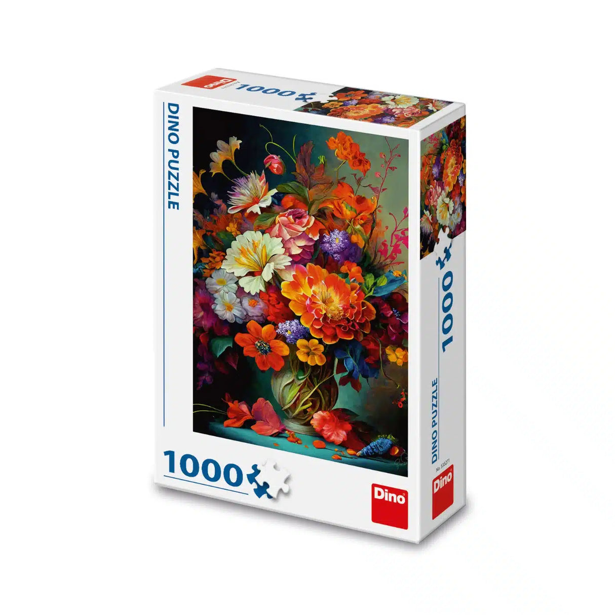 Dinotoys dino puzzel de mooiste bloemenin een vaas - 1000 stukjes