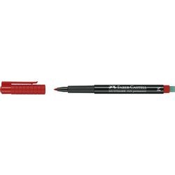 Marqueur aérien Faber-Castell multimark rouge