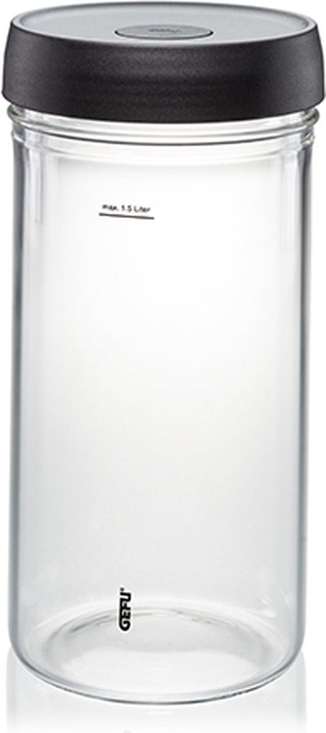 Verre de fermentation Gefu nativo - 1 litre - pot de fermentation avec couvercle à valve