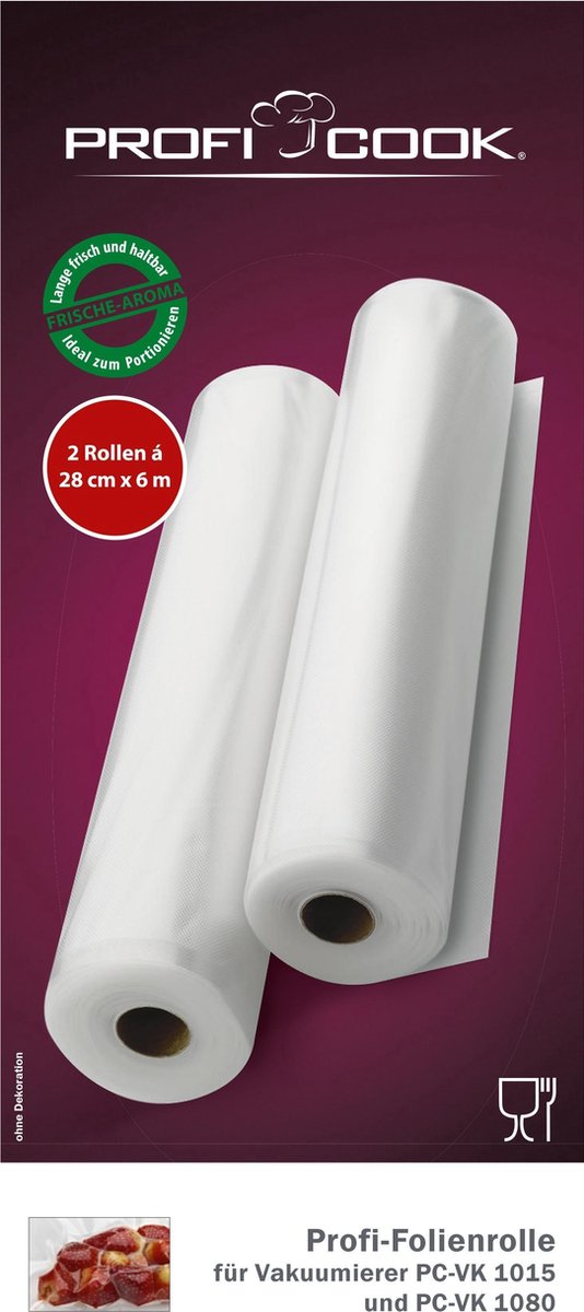 Proficook 8910155 - rouleaux sous vide 28cm pour vk1080