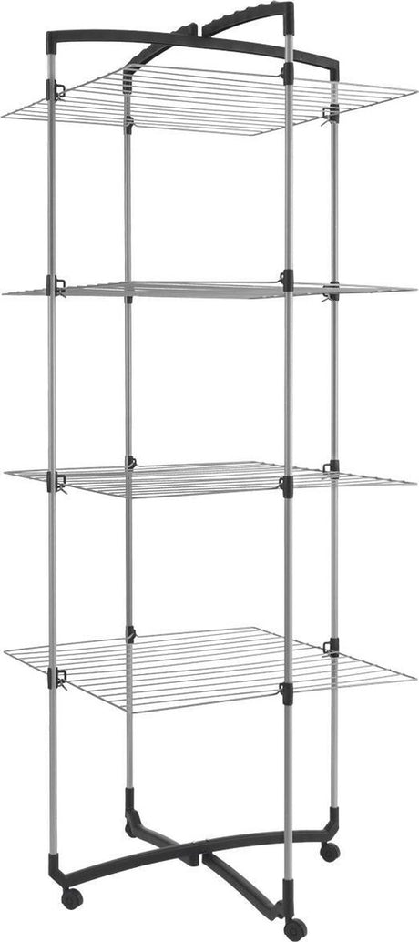 Tomado - tour de séchage faro - longueur de séchage 38 mètres - sur roues - 4 étages - gris argent