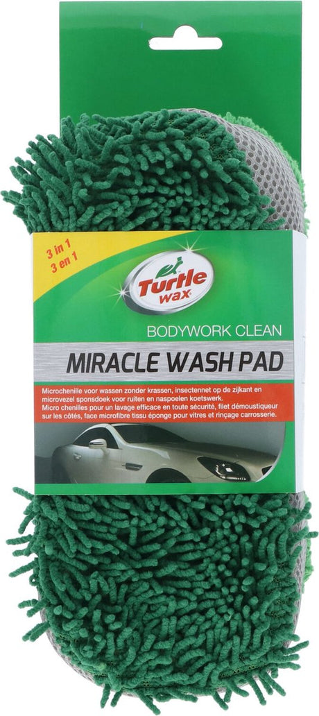X1186td Tampon de lavage Miracle 22 x 11 x 7,5 cm vert