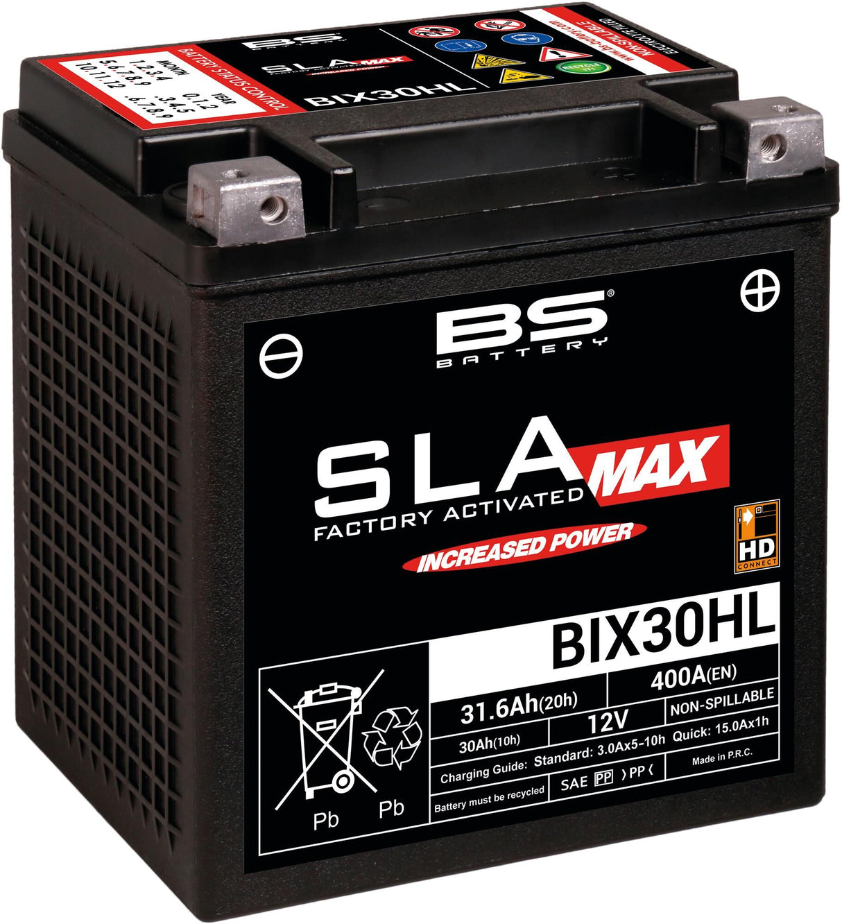 Batterie batterie BS bix30hl . batterie bix30hl bs sla-max hd