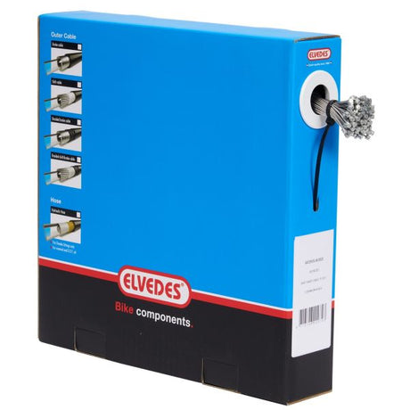 Elvedes cable systems bv interrupteur câble intérieur elvedes 2250 mm 7 x 7 fils acier inoxydable ø1,1 mm avec raccord N ø4,5 × 4,5 (boîte de 50 pièces) - argent