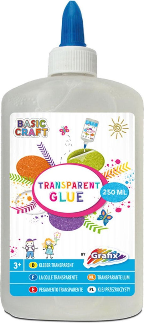 Grafix transparant hobby lijm - knutselen | 250ml - knutselen voor jongens - knutselen voor meisjes