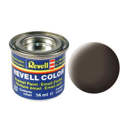 Peinture émail Revell #84 - marron cuir, mat