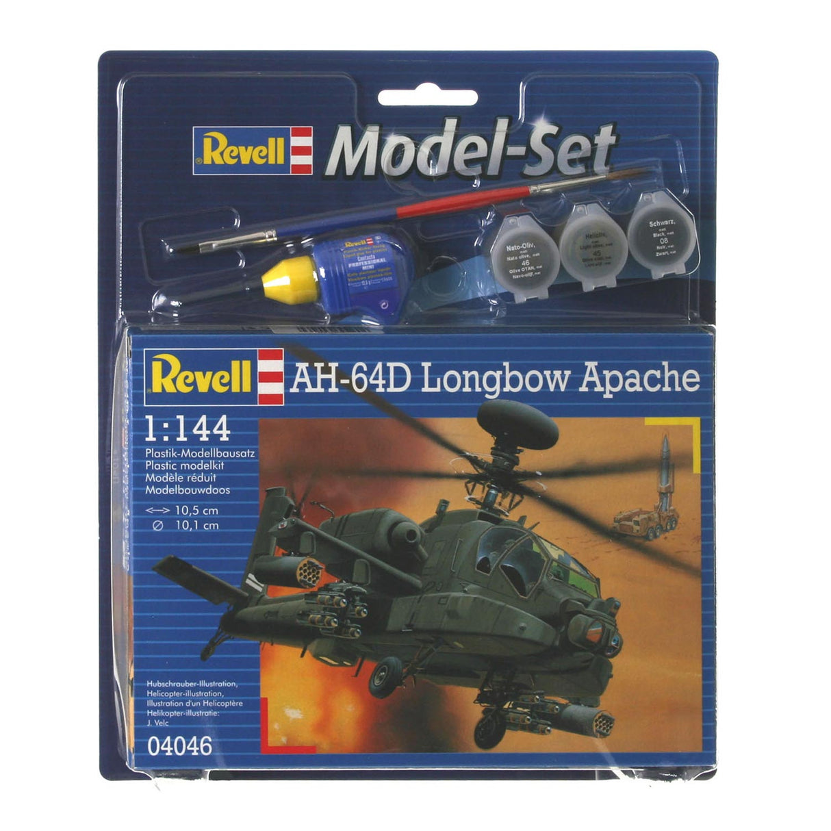 Revell model set ah-64d longbow apache