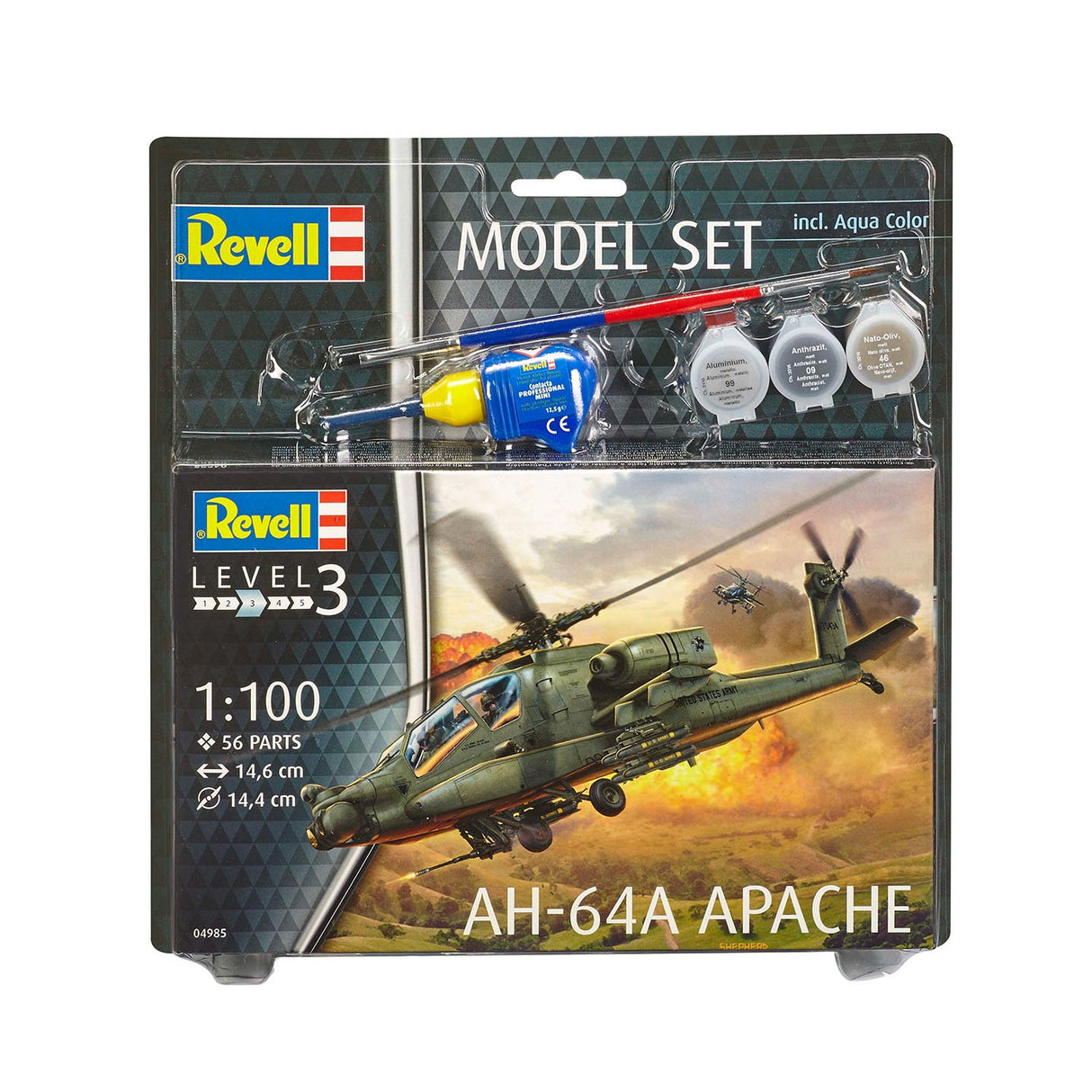 Ensemble de modèles Revell - AH -64A Apache